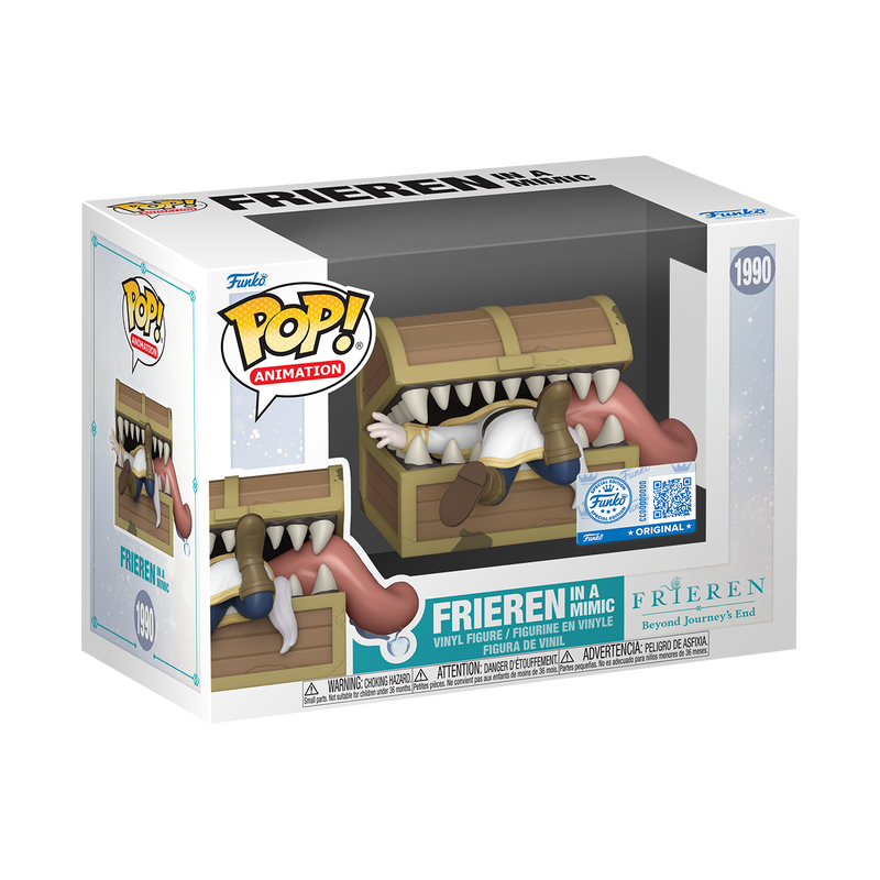 Funko Pop! Frieren Beyond Journey’s End : Frieren In A Minic 1990 Funko Special Edition Figure + Pop Protector