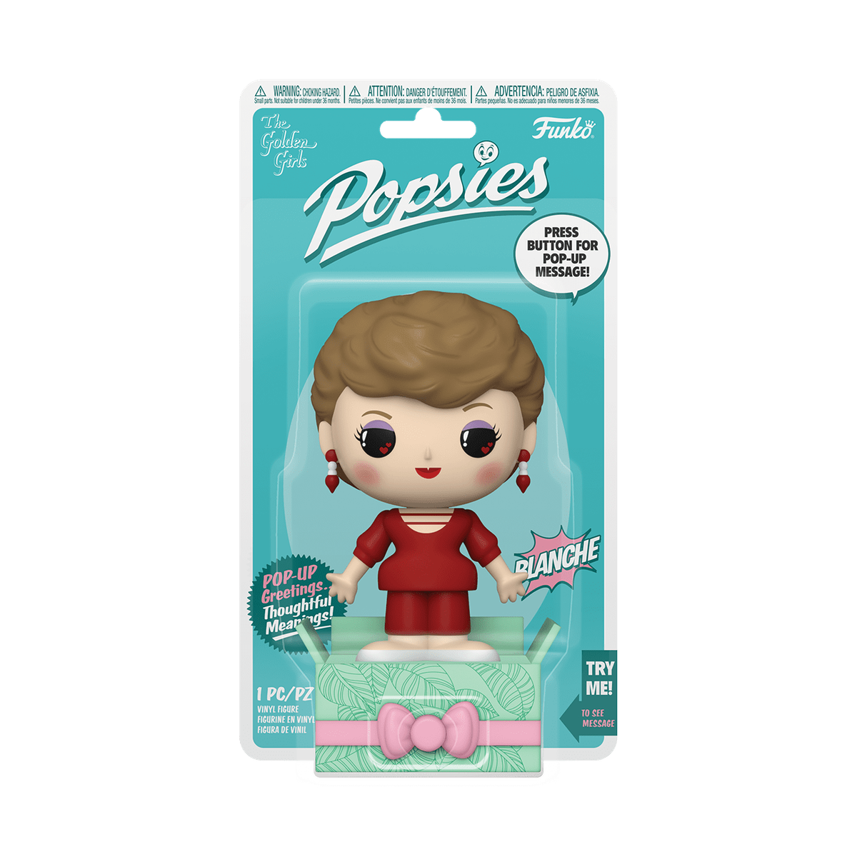 Funko Popsies: The Golden Girls Pop Up Message : Happy Mother’s Day To My Golden Girl Figure (Box Wear)
