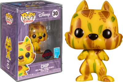 Funko Pop! Disney Chip 30 Special Edition Art Series Exclusive + Free Hardstack Protector