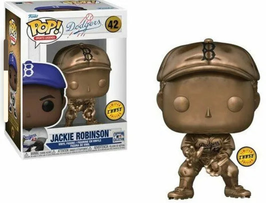 Funko Pop! Baseball MLB Dodgers Jackie Robinson 42 CHASE + Free Protector
