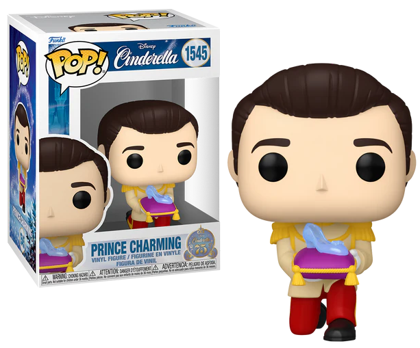 Funko Pop! Disney Cinderella 75th Anniversary : Prince Charming 1545 + Pop Protector