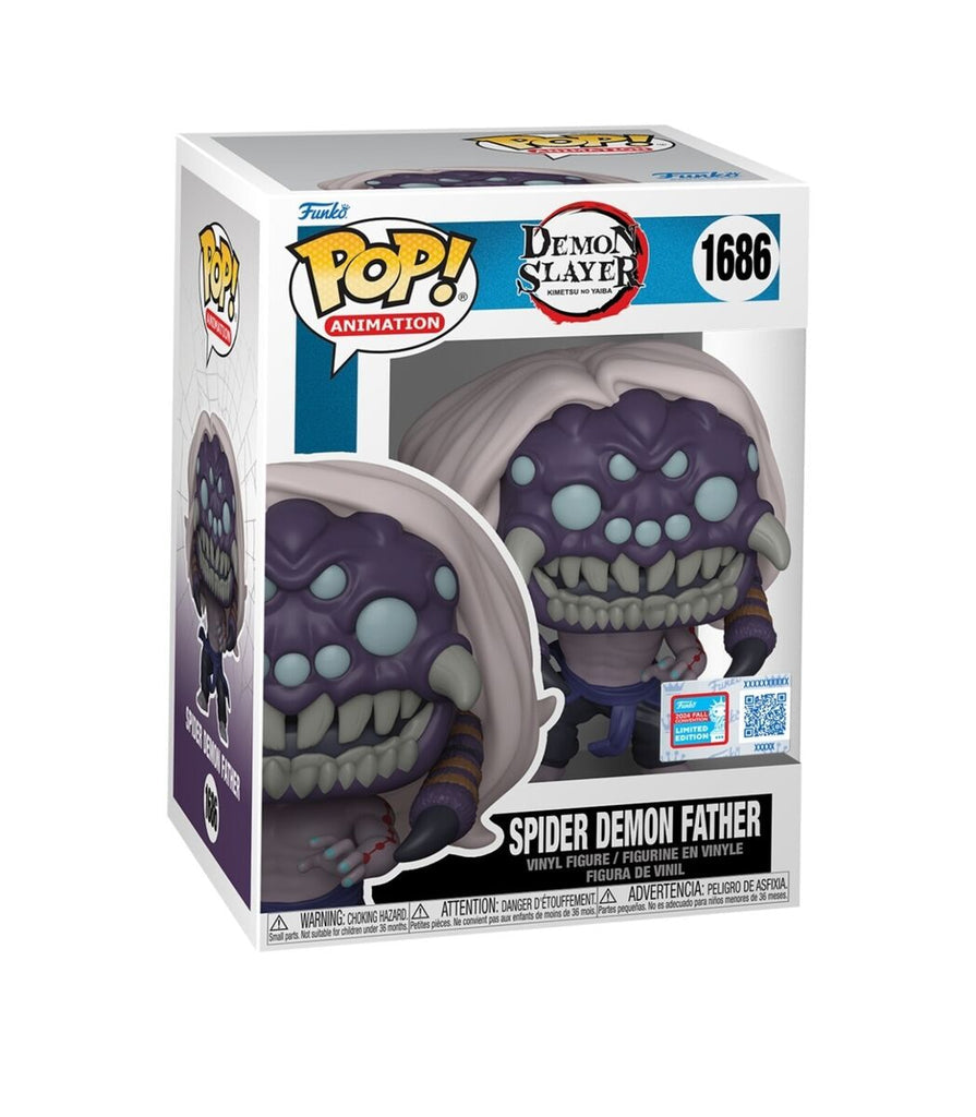 Funko Pop! Demon Slayer - Spider Demon Father 1686 Funko 2024 Fall NYCC Convention Exclusive + Free Protector