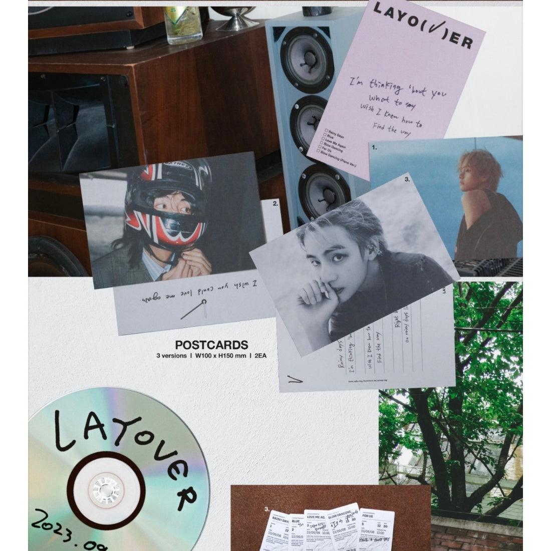 K-POP BTS V - LAYOVER C (PURPLE VER.)