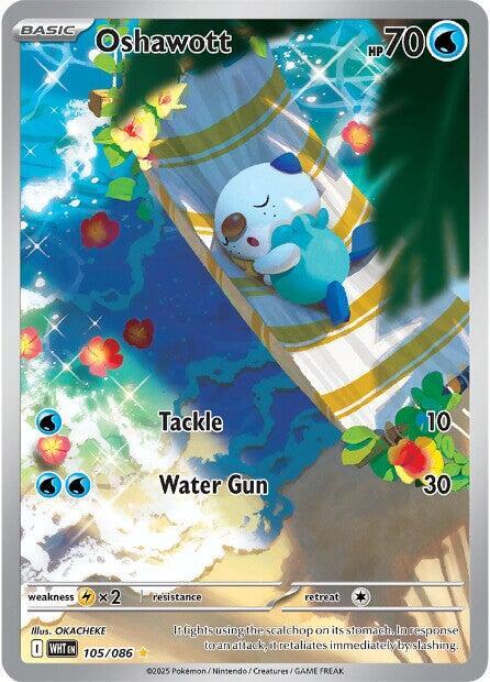 Pokemon TCG! Oshawott - 105/086 - SV: White Flare (WHT)