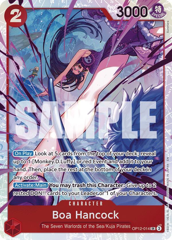One Piece TCG! Boa Hancock - Legacy of the Master (OP12)