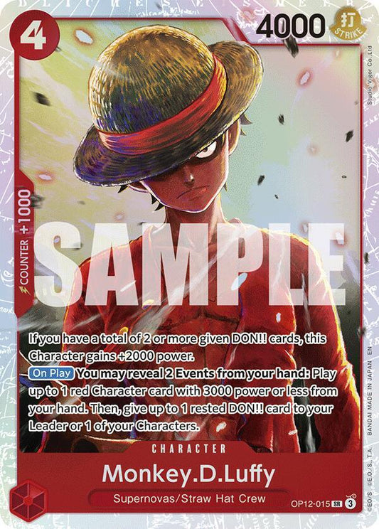 One Piece TCG! Monkey.D.Luffy - Legacy of the Master (OP12)