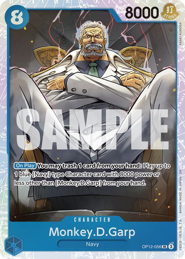 One Piece TCG! Monkey.D.Garp - Legacy of the Master (OP12-056)
