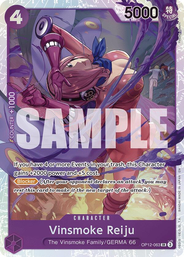 One Piece TCG! Vinsmoke Reiju - Legacy of the Master (OP12)