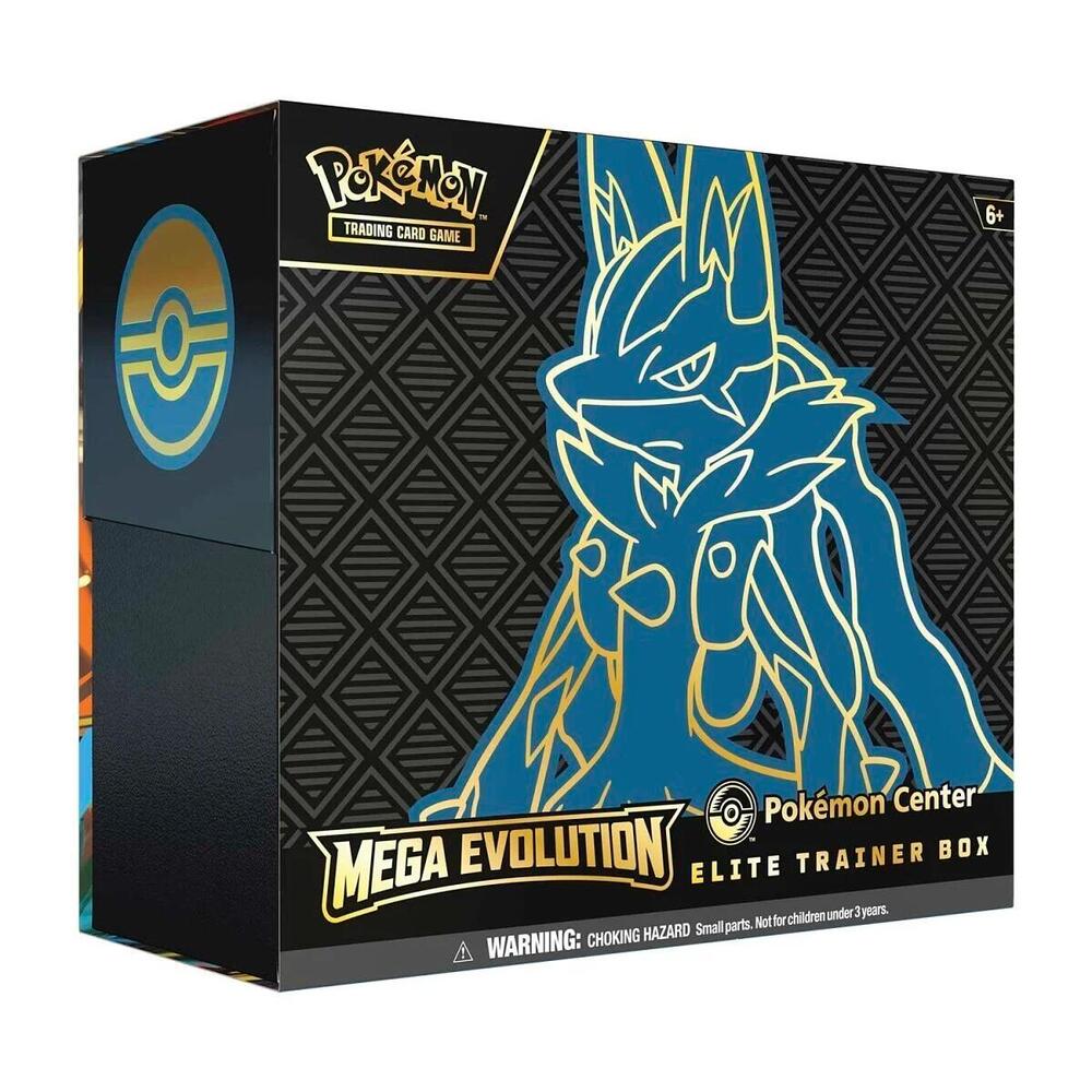 Pokemon TCG! Mega Evolution Pokemon Center Elite Trainer Box (Exclusive) [Mega Lucario] - ME01: Mega Evolution (MEG)