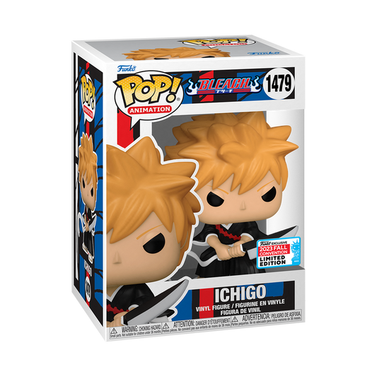 Funko Pop! Bleach Ichigo 1479 Funko 2023 Fall Convention Exclusive + Free Protector