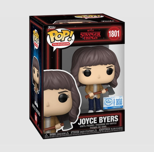 Funko Pop! Netflix Stranger Things - Joyce Byers 1801 Funko Special Edition Figure + Pop Protector