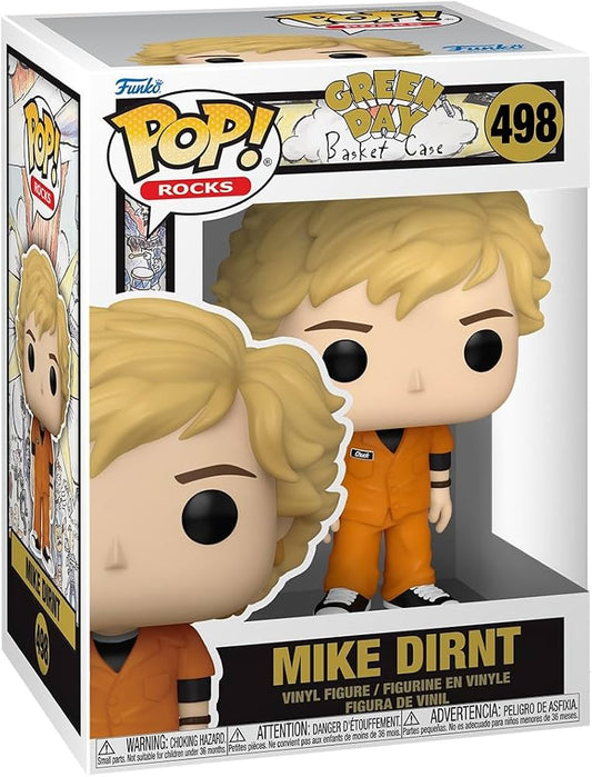 Funko Pop! Green Day Basket Case - Mike Dirant 498 Figure + Pop Protector