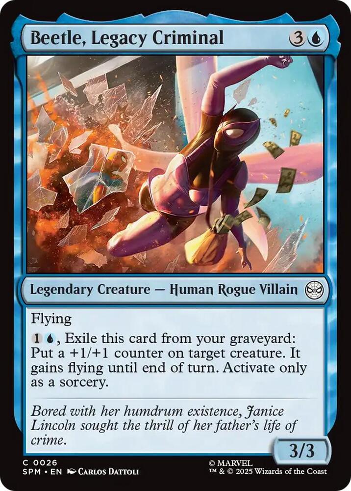 MTG! Beetle, Legacy Criminal - Marvel's Spider-Man (SPM)