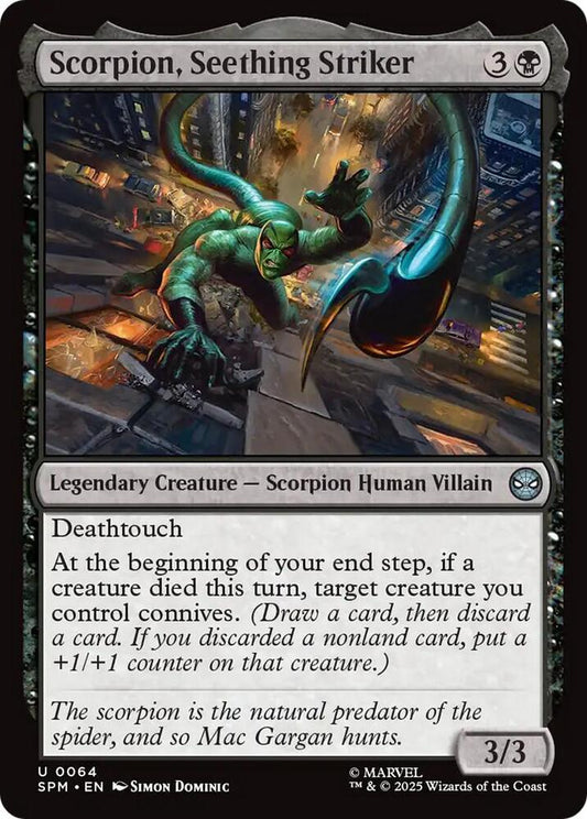 MTG! Scorpion, Seething Striker - Marvel's Spider-Man (SPM)
