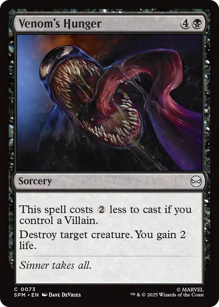 MTG! Venom's Hunger - Marvel's Spider-Man (SPM)