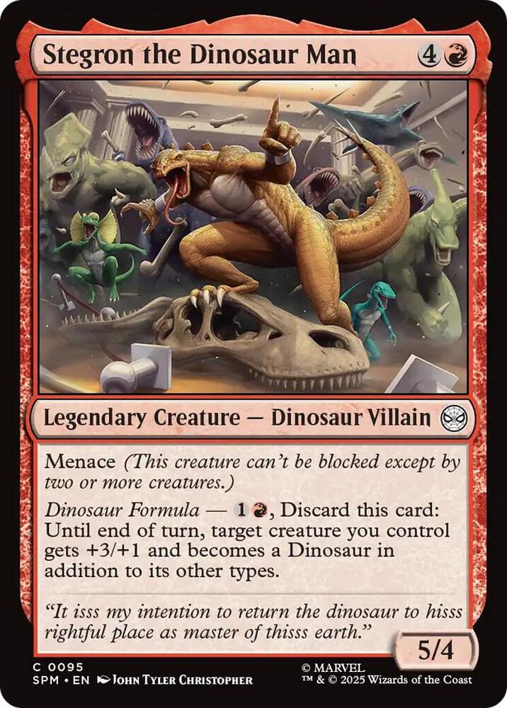 MTG! Stegron the Dinosaur Man - Marvel's Spider-Man (SPM)