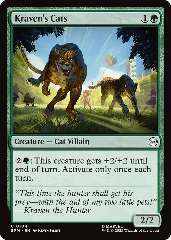 MTG! Kraven's Cats - Marvel's Spider-Man (SPM)