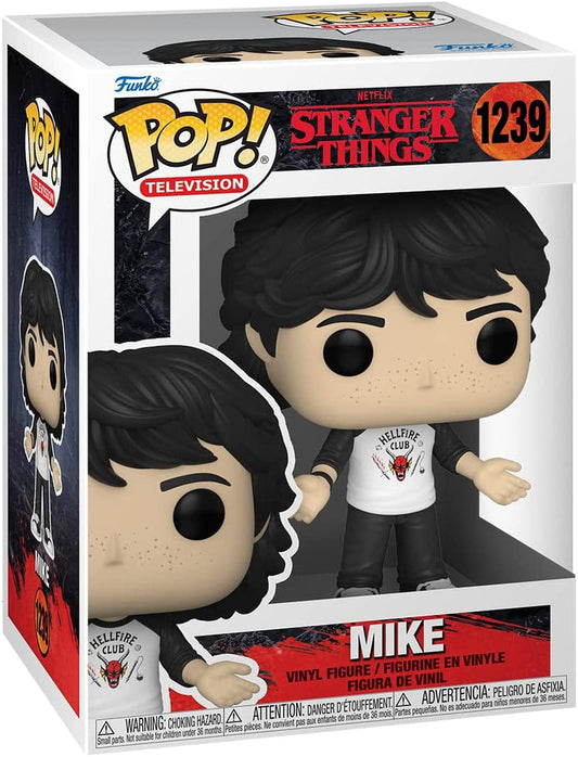 Funko Pop! Netflix Stranger Things Mike 1239 + Free Protector