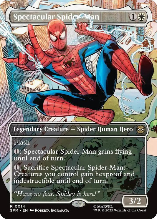 Magic The Gathering - Spectacular Spider-Man (Borderless) - Marvel's Spider-Man (SPM) FOIL