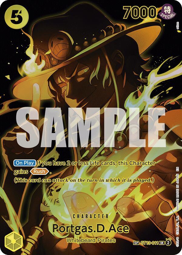 One Piece TCG! Portgas.D.Ace (SP) - Legacy of the Master (OP12-011)