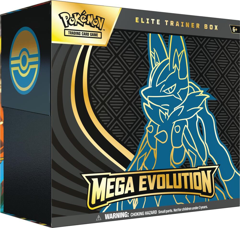 Pokemon TCG! Mega Evolution Elite Trainer Box [Mega Lucario] - ME01: Mega Evolution (MEG)
