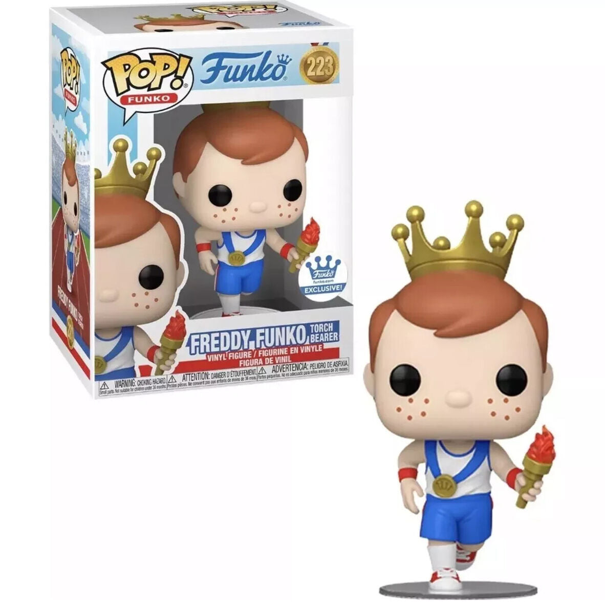 Funko Pop! Funko - Freddy Funko 223 Funko Shop Exclusive + Free Protector