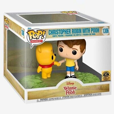 Funko Pop! Disney Winnie The Pooh - Christopher Robin with Pooh 1306 Moment Hot Topic 2022 Expo Exclusive Figure