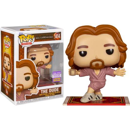 Funko Pop! The Big Lebowski - The Dude 1414 Funko 2023 Summer Convention Exclusive + Free Protector