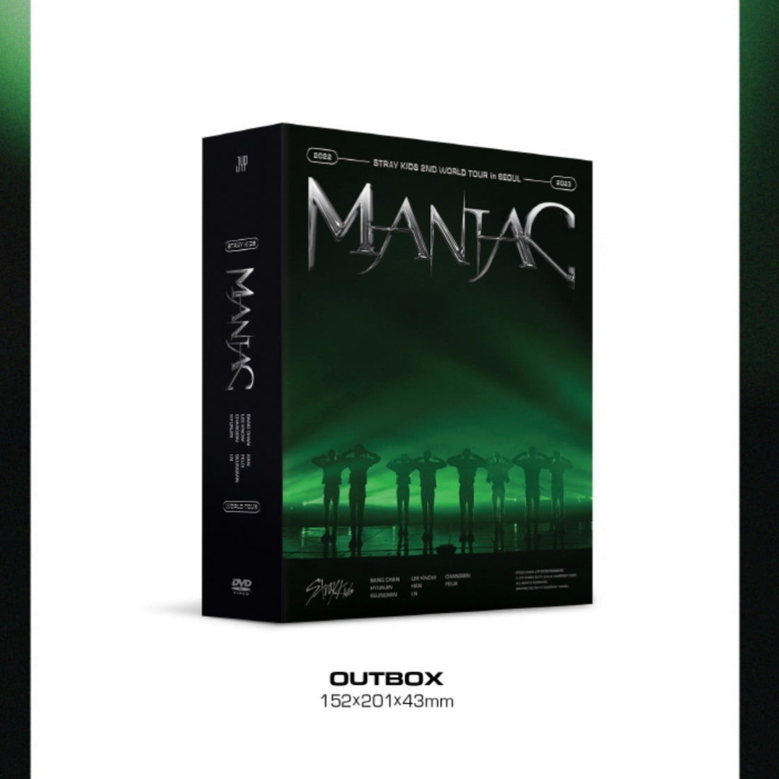 K-POP STRAY KIDS - 2ND WORLD TOUR [MANIAC] IN SEOUL (DVD)