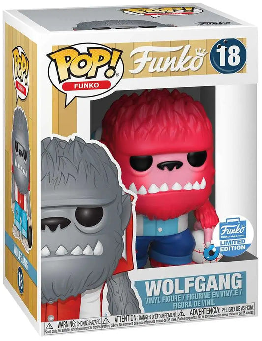Funko Pop! Wolfgang 18 Funko Shop Exclusive Figure + Pop Protector