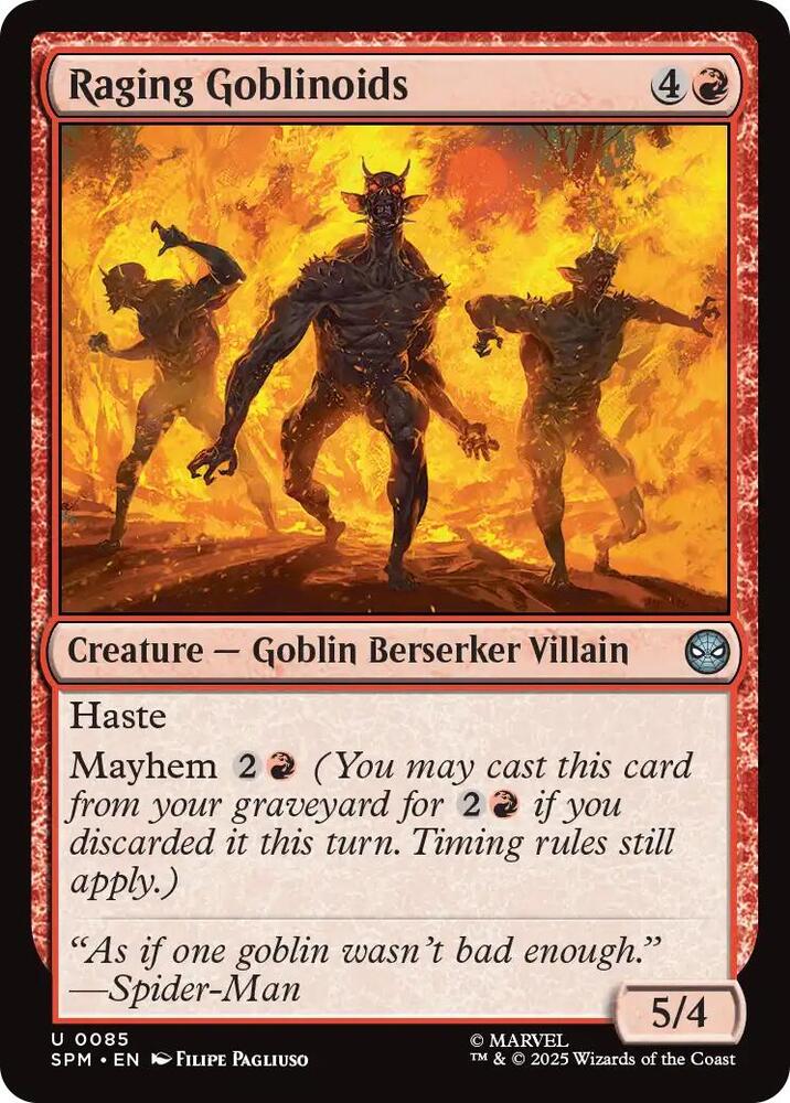 MTG! Raging Goblinoids - Marvel's Spider-Man (SPM)