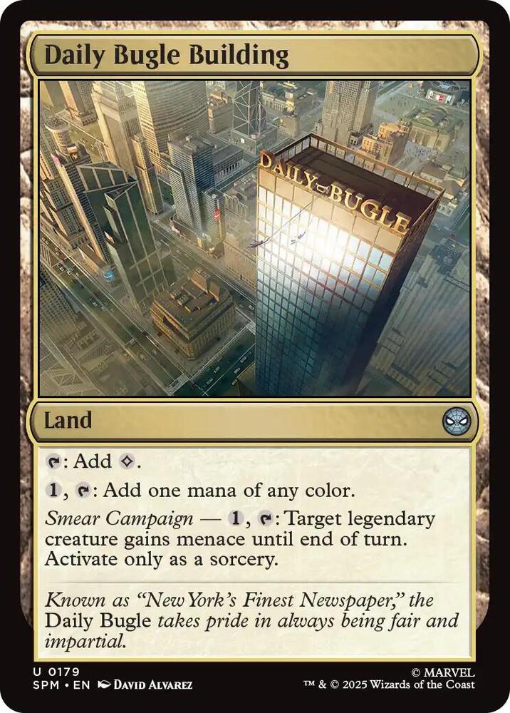 MTG! Daily Bugle Building - Marvel's Spider-Man (SPM)