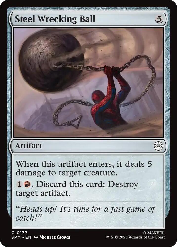 MTG! Steel Wrecking Ball - Marvel's Spider-Man (SPM)