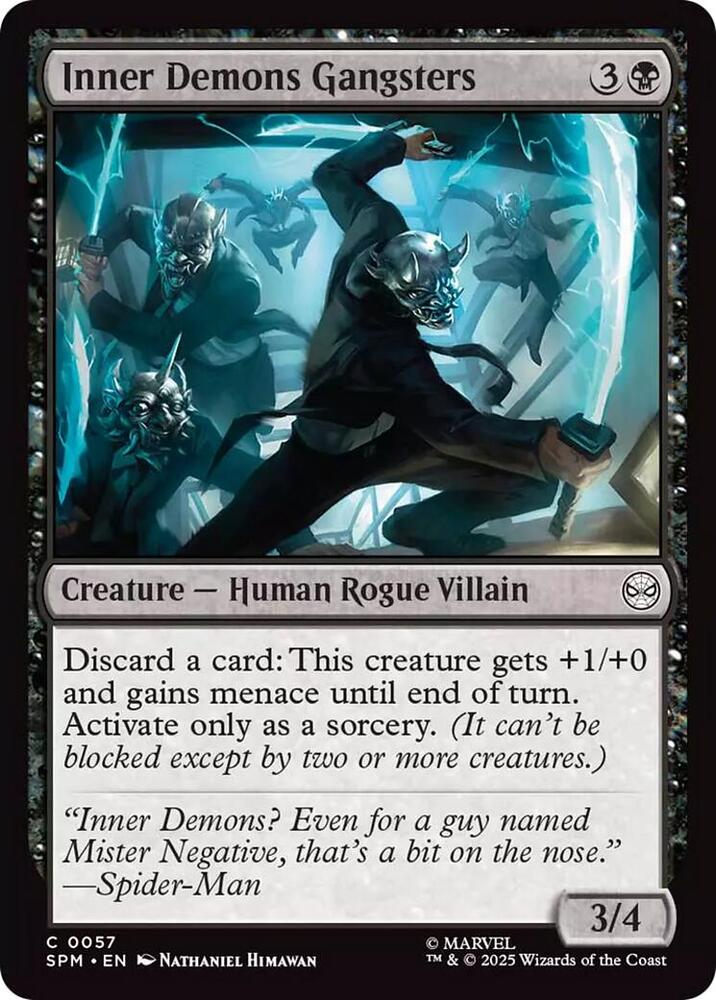MTG! Inner Demons Gangsters - Marvel's Spider-Man (SPM)
