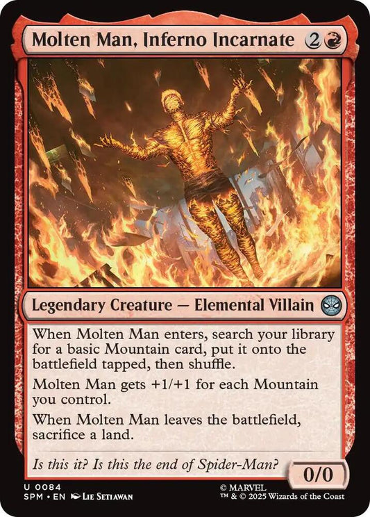 MTG! Molten Man, Inferno Incarnate - Marvel's Spider-Man (SPM)