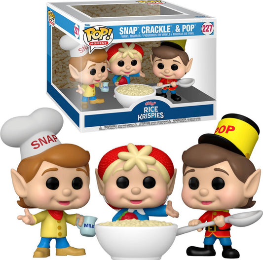 Funko Pop! Kellogg’s Rice Krispies Snap, Crackle, & Pop 227 Moments Figure