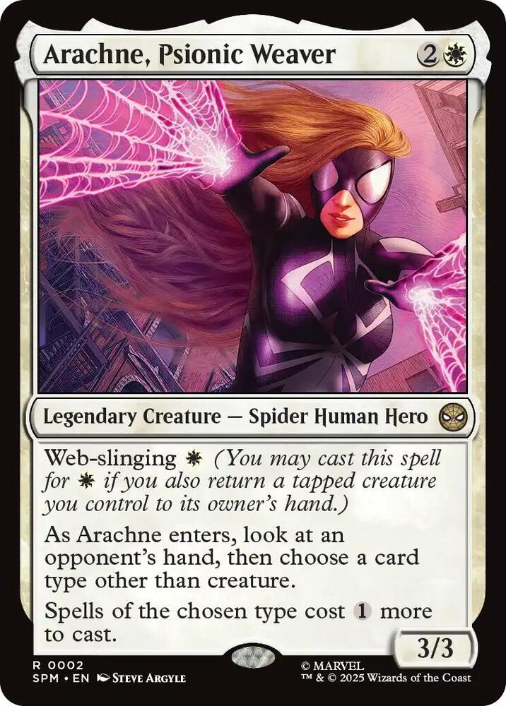 MTG! Arachne, Psionic Weaver - Marvel's Spider-Man (SPM)