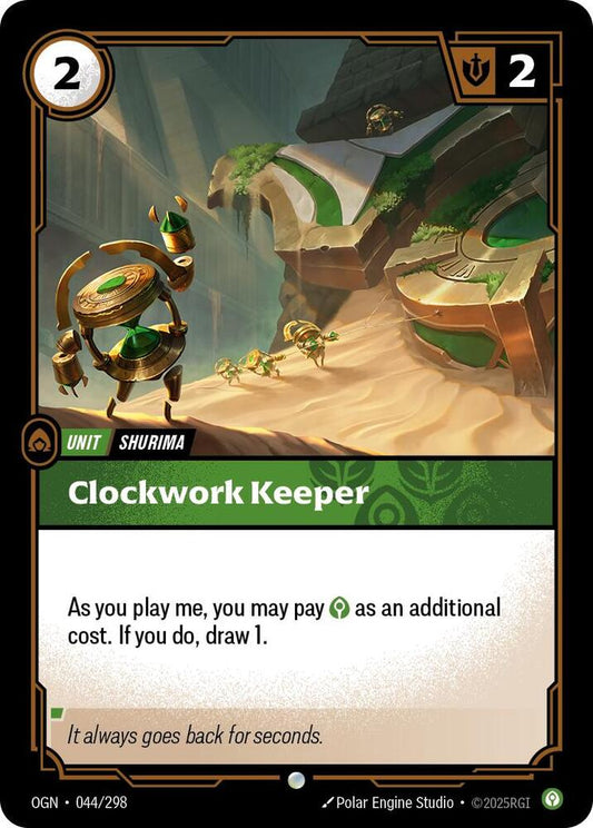 Riftbound TCG! Clockwork Keeper - Origins (OGN)