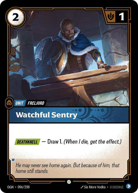 Riftbound TCG! Watchful Sentry - Origins (OGN)