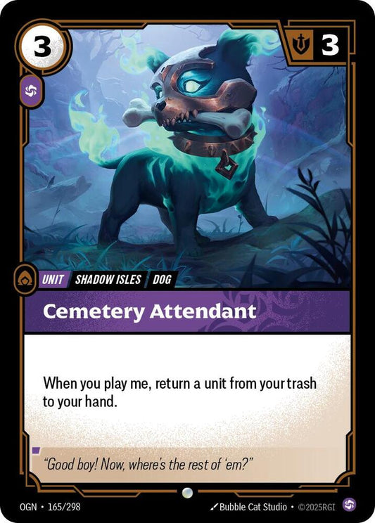 Riftbound TCG! Cemetery Attendant - Origins (OGN)