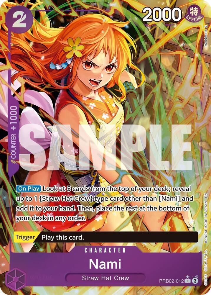 One Piece TCG! Nami (Alternate Art) - Premium Booster -The Best- Vol. 2 (PRB-02)