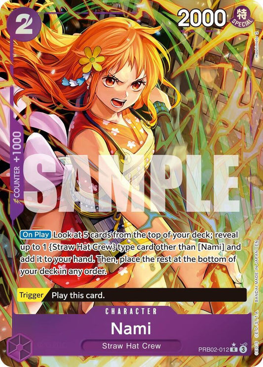 One Piece TCG! Nami (Alternate Art) - Premium Booster -The Best- Vol. 2 (PRB-02)