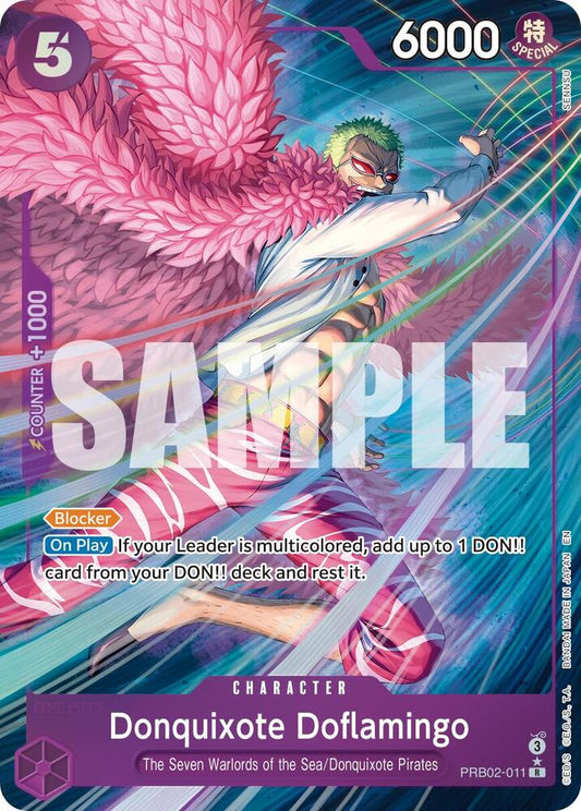 One Piece TCG! Donquixote Doflamingo (Alternate Art) - Premium Booster -The Best- Vol. 2 (PRB-02)