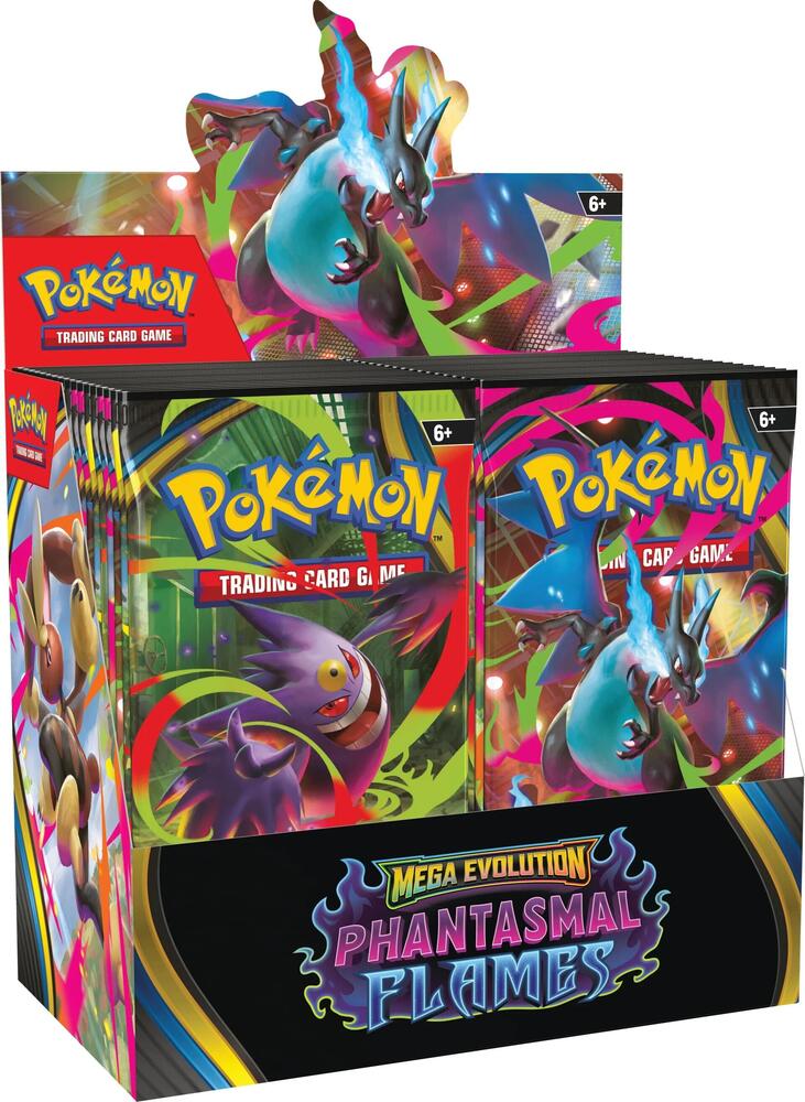 Pokemon TCG! Phantasmal Flames Booster Box - ME02: Phantasmal Flames (PFL)