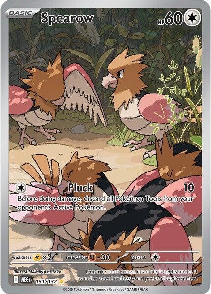 Pokemon TCG! Spearow - 151/132 - ME01: Mega Evolution (MEG)