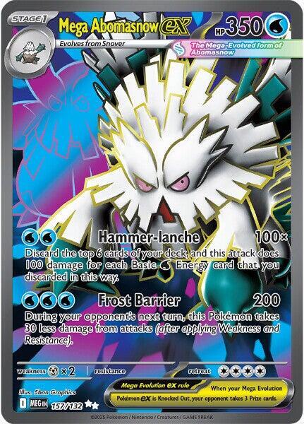 Pokemon TCG! Mega Abomasnow ex - 157/132 - ME01: Mega Evolution (MEG)