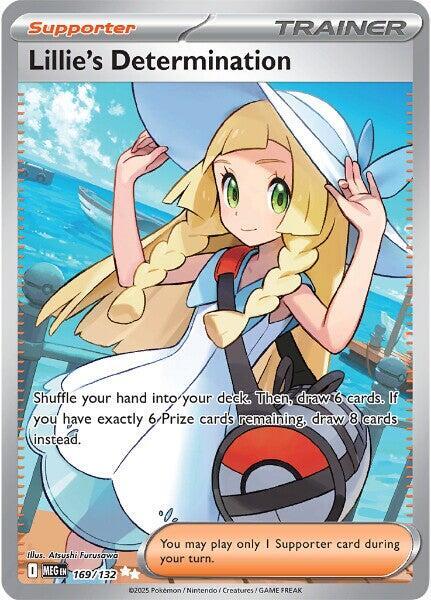 Pokemon TCG! Lillie's Determination - 169/132 - ME01: Mega Evolution (MEG)