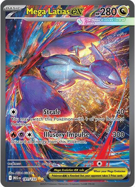 Pokemon TCG! Mega Latias ex - 181/132 - ME01: Mega Evolution (MEG)