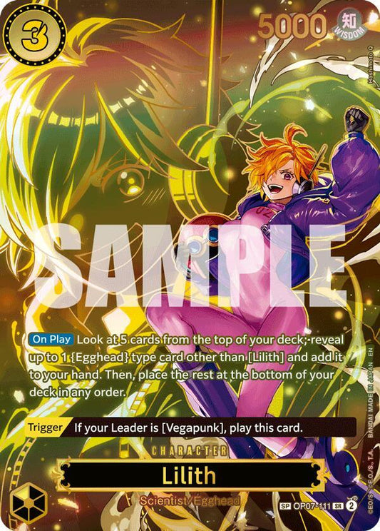 One Piece TCG! Lilith - OP07-111 (SP) - Carrying On His Will (OP13)