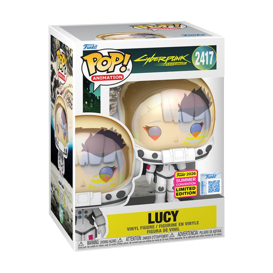 Funko Pop! Cyberpunk Edgerunners - Lucy 2417 Funko 2026 Summer Convention Exclusive Figure + Pop Protector